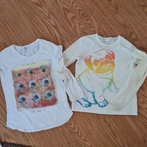 2 Old Navy Tops  -  BOTH Size Girls 14